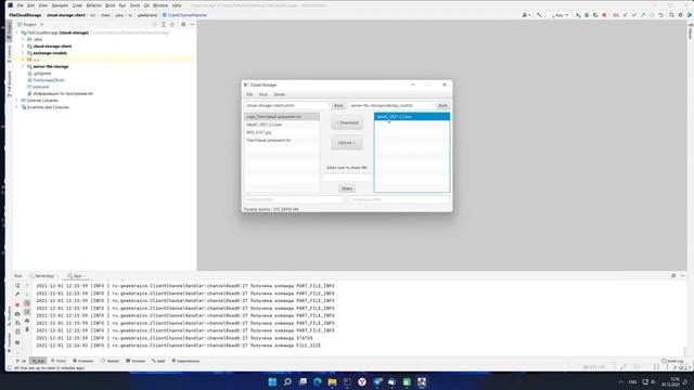 FileCloudStorage - Java + Netty смотреть онлайн