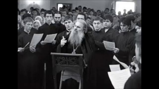 Тропарь Сергию Радонежскому Объединённый хор ТСЛ и МДАиС Регент архимандрит Матфей Мормыль смотреть онлайн