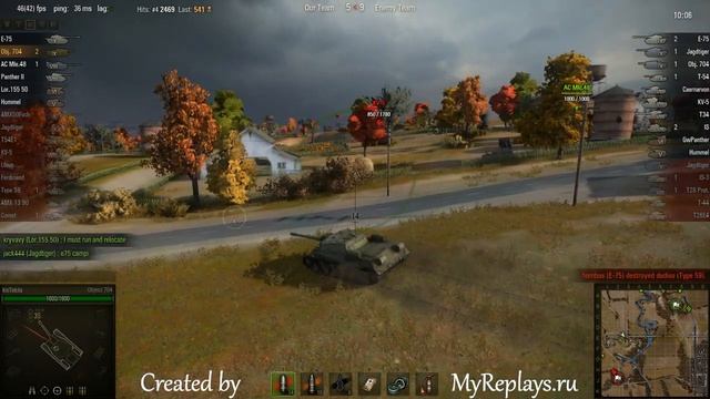WOT: Highway - Object 704 - 6 frags - смотреть онлайн