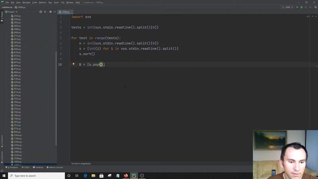 Решение задачи «1360B. Честный тренер» с сайта codeforces.com на python смотреть онлайн