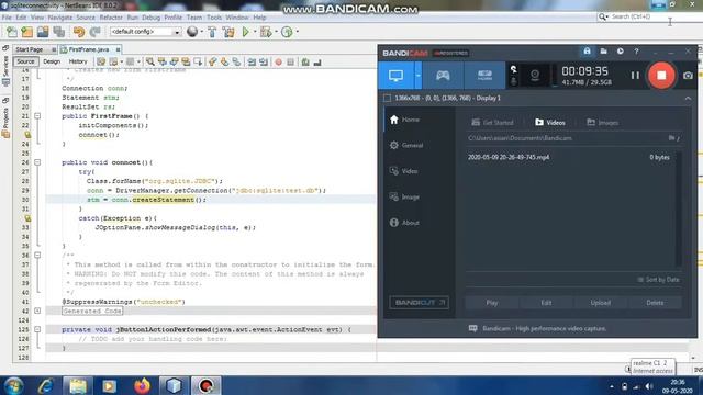 Sqlite JDBS with java swing application (Tutorial 18) смотреть онлайн