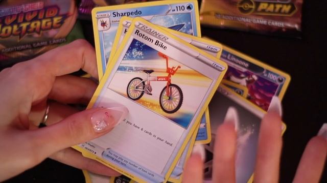 Opening Pokemon Booster Packs ⚡️ Vivid Voltage & Champions Path ASMR (soft spoken + tapping) смотреть онлайн