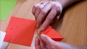 Открытка с объемной гвоздикой