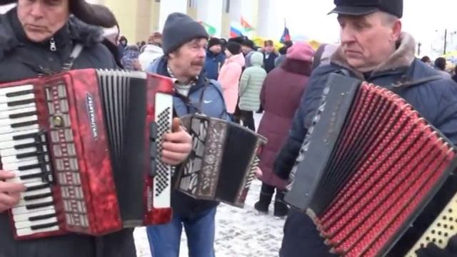 Гармонь. Праздник Масленица. Добринка. 17.02. 18 год. смотреть онлайн