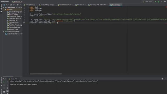 Importing External Data into Excel using Python смотреть онлайн