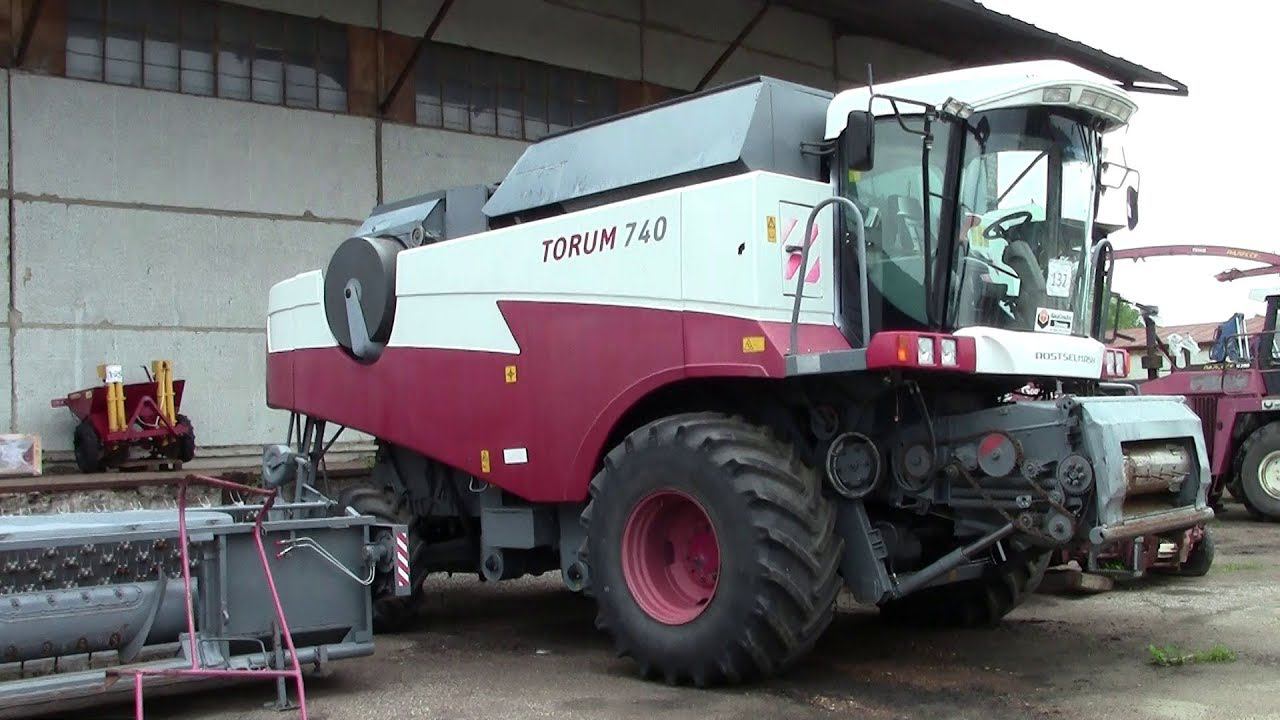 Роторный комбайн TORUM 740 Ростсельмаш. Обзор 2017