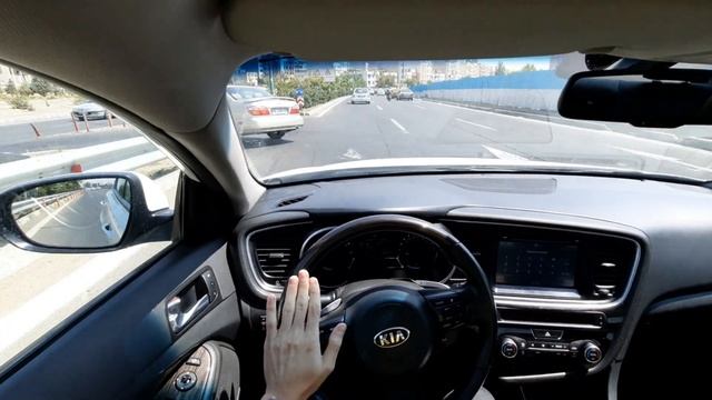Kia Optima 2014 2.4 Pov Test Driving /kia/optima/top Gear/korea/IRAN/Tehran/کیا/اپتیما
