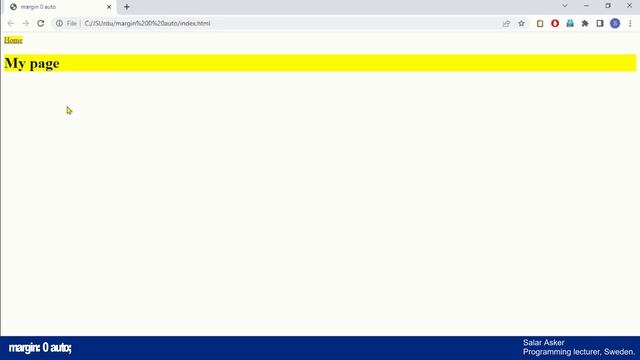margin: 0 auto | Learn programming in Hindi and Urdu смотреть онлайн