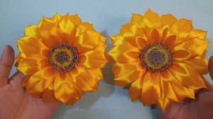 Как сделать цветы из ленты _ Идеи поделок из цветов из ленты _ Цветы из ленты атласной