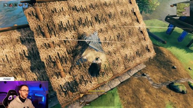 How to Build an Efficient Stone Base w/ Storage Room | Valheim смотреть онлайн