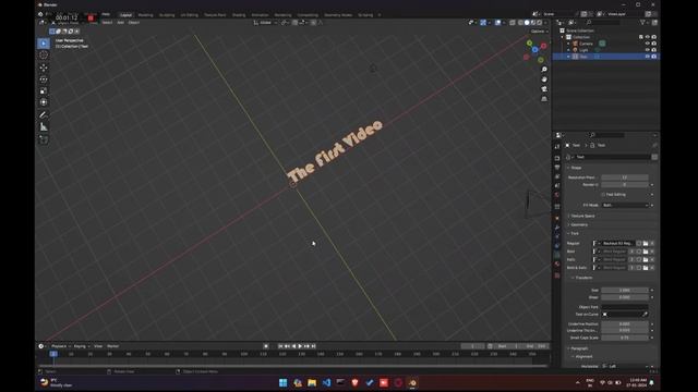 How to make 3d text in blender || Tech Dominus смотреть онлайн