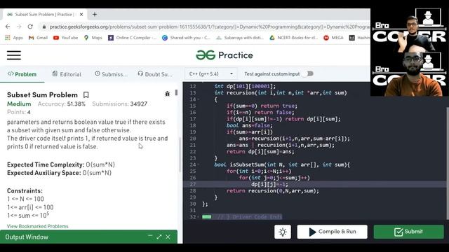 Subset Sum Problem | DP 38 || Placement Preparation Series || BOTTOM UP смотреть онлайн