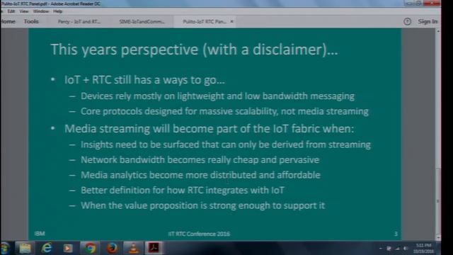 IoT Communication Roundtable - IIT RTC Conference 2016 смотреть онлайн