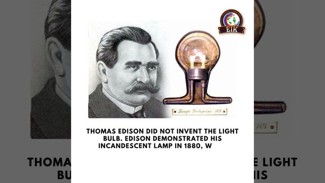 Thomas Edison did not invent the light bulb. смотреть онлайн