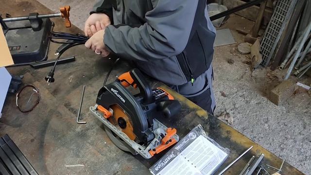 Evolution Power Tools - R185CCS sega circolare multi-materiale 185 mm, 230 V смотреть онлайн