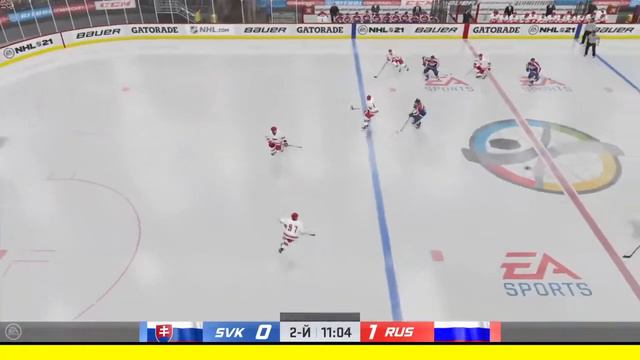 Хоккей Словакия Россия период 2 НХЛ 21 смотреть онлайн