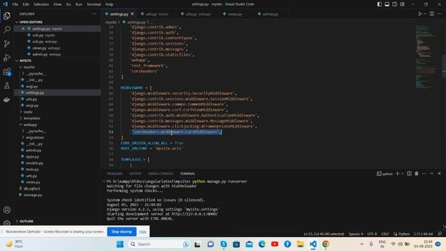 Django Remove Cors Error and Show Json Data in React Application смотреть онлайн