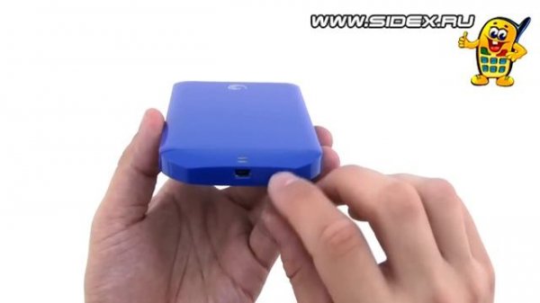Sidex.ru: Видеообзор внешнего HDD Seagate FreeAgent GoFlex Portable Blue (rus)