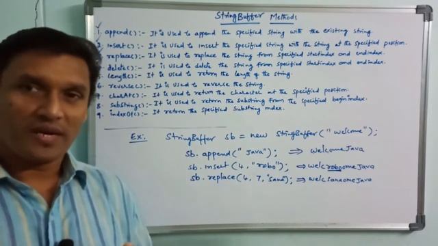 StringBuffer Class Methods in Java | StringBuffer Methods | Strings | Java Programming | Telugu смотреть онлайн