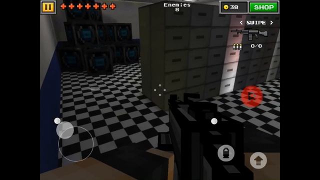 Pixel Gun 3D: Level 8 (Area 52) Pixelated World Campaign - Hard Walkthrough смотреть онлайн