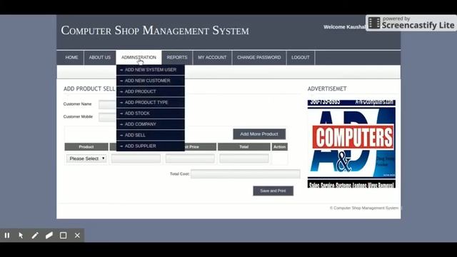 Computer Shop Management System | PHP and MySQL Project Source Code | PHP MySQL CRUD Project смотреть онлайн
