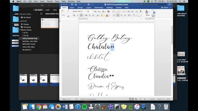 HOW TO ADD SWASHES to FONTS in Cricut Design Space | ACCESS GLYPHS & SPECIAL CHARACTERS смотреть онлайн