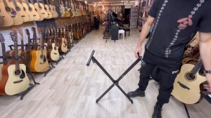 Стойка клавишная одиночная х-образная для пианино и синтезатора