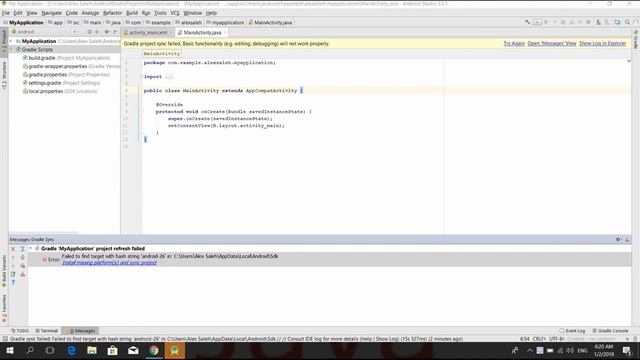 Download and install Android Studio /java JDK /SDK/and create virtual device for running your code смотреть онлайн