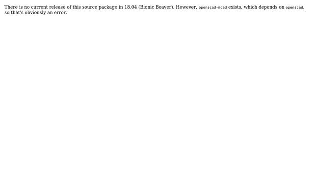 Ubuntu: How to install Openscad in Ubuntu 18.04/18.10? смотреть онлайн