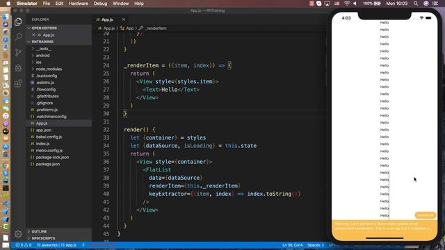 React Native #7: FlatList - Fetching Data From API смотреть онлайн