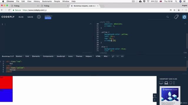 Day 58 - Web Foundation Bootstrap - 21. CSS Z-index and Stacking Order смотреть онлайн
