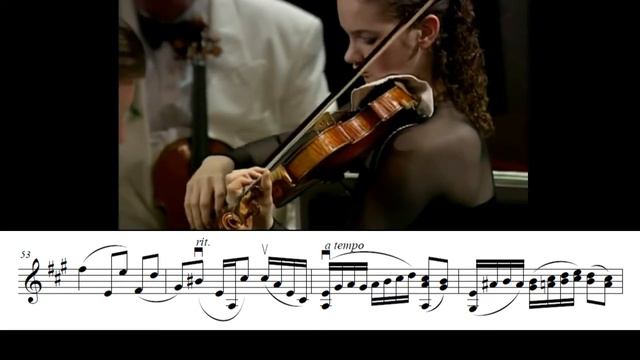 Hilary Hahn Mozart Violin Concierto 4 transcripción Cadenzas смотреть онлайн