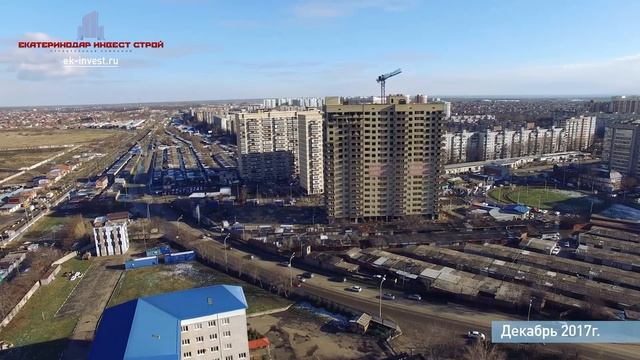 ЖК "Комсомольский-3" ход строительства за декабрь 2017г. смотреть онлайн