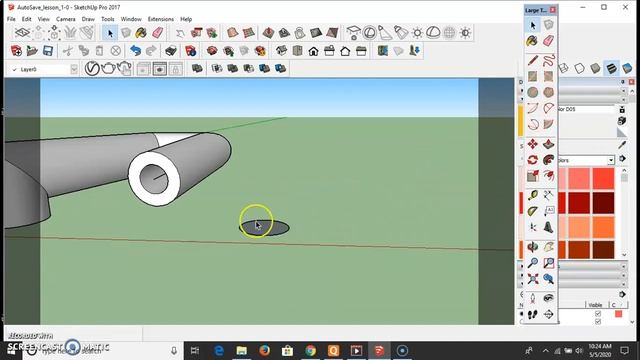 Follow Me tool in sketch up 2017 смотреть онлайн