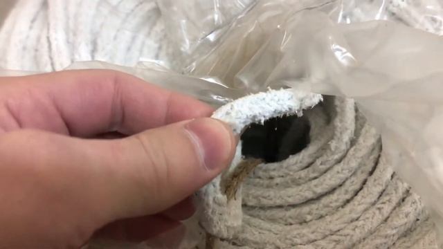 Сальниковая набивка АС 6х6 мм плетёная, сухая, ГОСТ 5152-84 смотреть онлайн