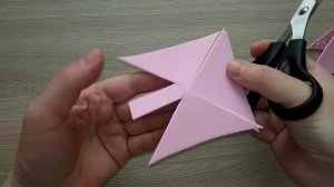 Бантик без шаблона ( самый быстрый способ!!!). Бант из фоамирана за 1 минуту!!! Бант на ёлку