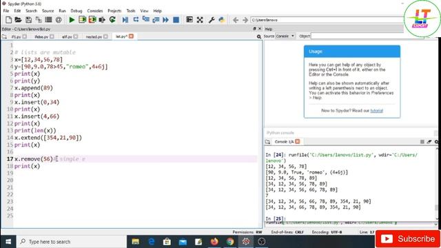 Python collections (List part1) смотреть онлайн