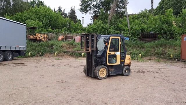 Wózek widłowy spalinowy z wagą DAEWOO D30S-3, udźwig 3 tony na aukcji Flotilo.pl смотреть онлайн