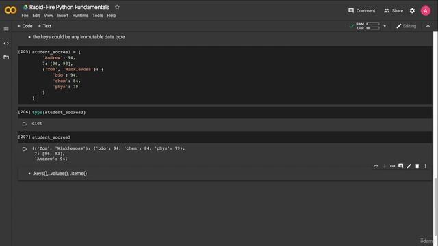 15. Dictionary Keys And Values смотреть онлайн