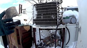 Куча меди, алюминия и чермета в огромном промышленном холодильнике СССР!