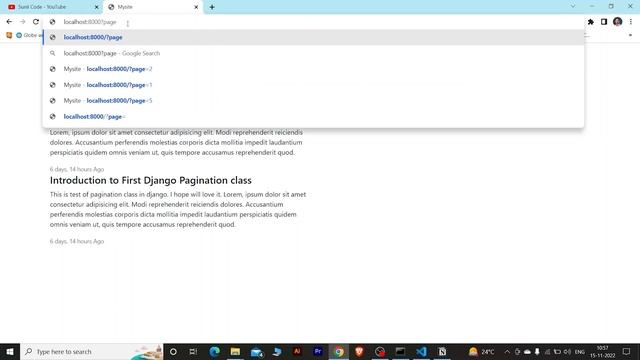 How to add Pagination in Python Django | Easy and Fastest way | By @sunilcode смотреть онлайн