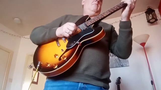 Epiphone es 335 dot plays Sunshine of my life (Traditional arrangement) смотреть онлайн