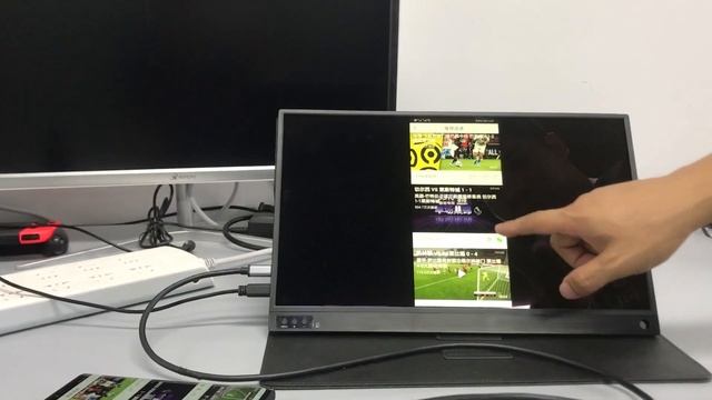 ZEUSLAP P15AT Touching Portable Monitor смотреть онлайн
