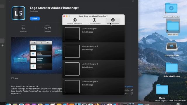 Logo Store for Adobe Photoshop App [MAC] Basic Overview - Mac App Store смотреть онлайн
