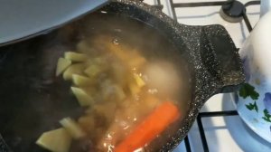 Суп с мясом косули