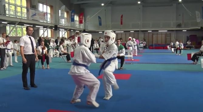 Соревнования по каратэ "Детская лига" в Невском районе. 1 октября 2023 г. смотреть онлайн