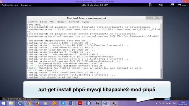 Instalar Debían y Servidor LAMP смотреть онлайн
