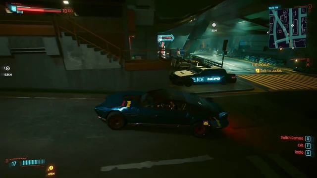 Exploring the City and Fighting the Police - Cyberpunk 2077 смотреть онлайн