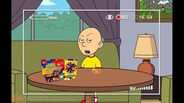 Caillou Does The Bean Boozled Challenge смотреть онлайн