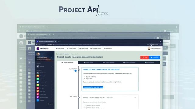 Skhokho Business Management Software CRM ERP Project Task Management смотреть онлайн